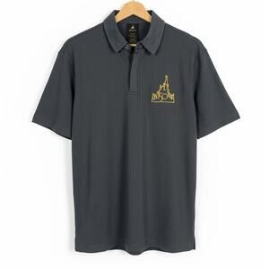 NWT Disney Men S Walt Disney World 50th Anniversary Embroidered Ribbed Knit Polo